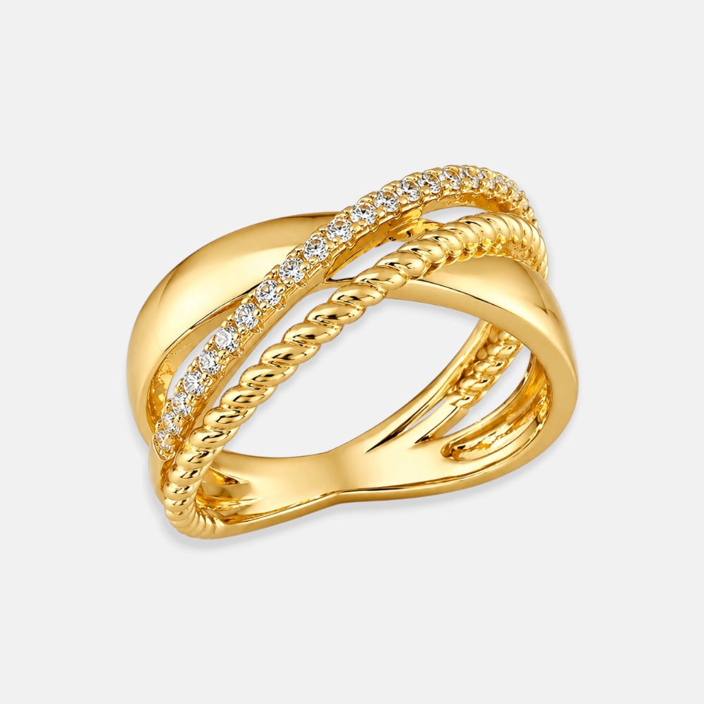 Textured Zirconia Ring