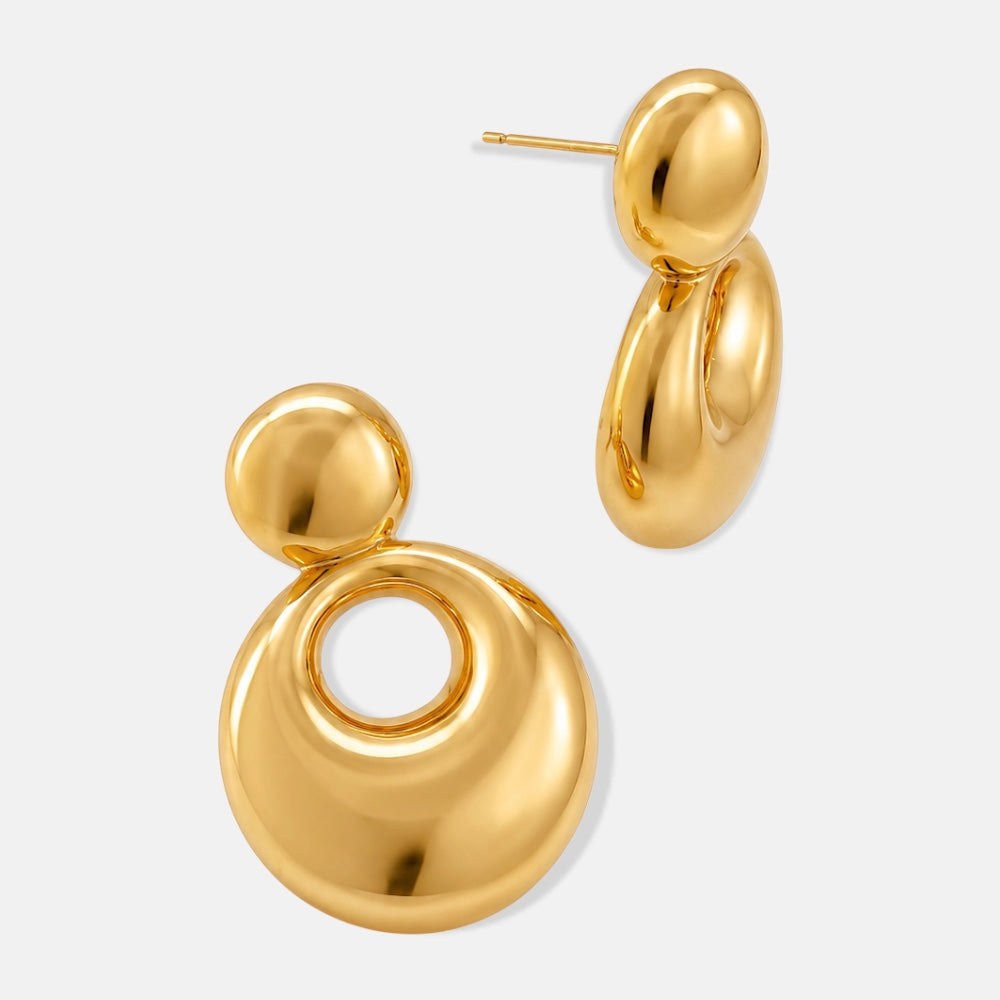Smooth Hoop Earrings [Villa Valentina]