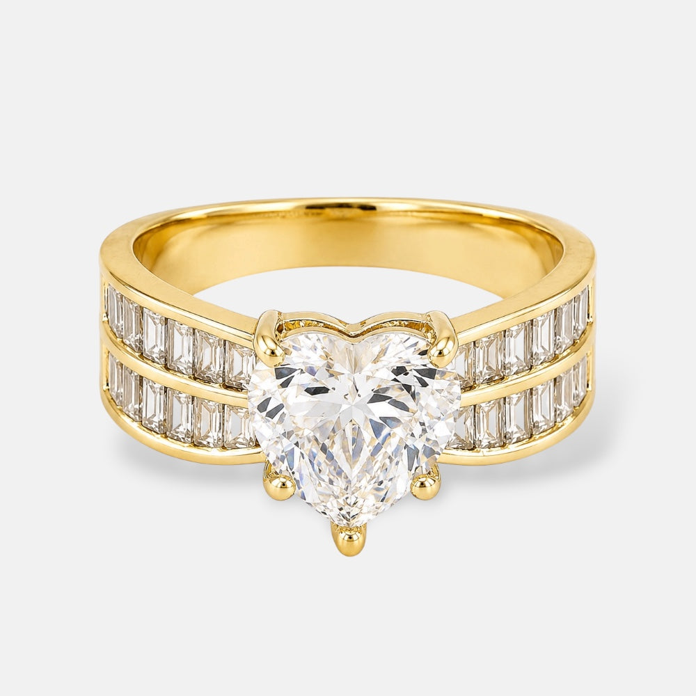 Heart Zirconia Ring