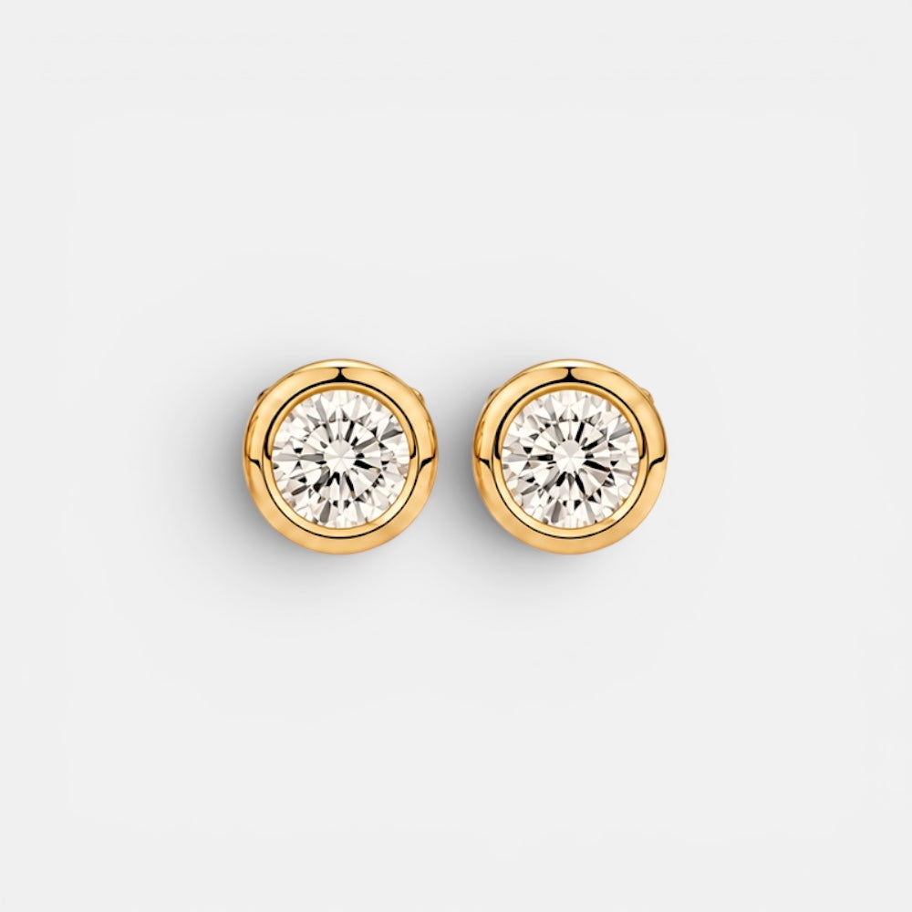 Solitaire Earrings