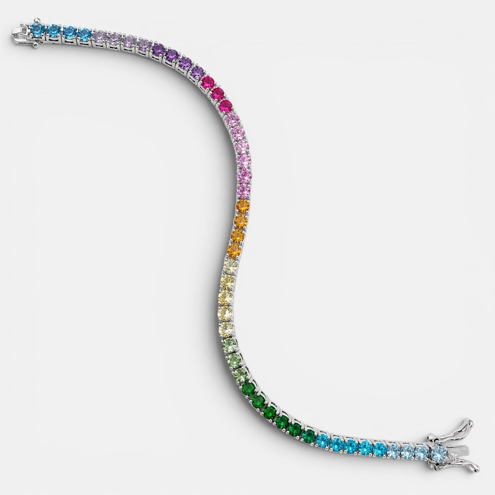 Colourful Tennis Bracelet