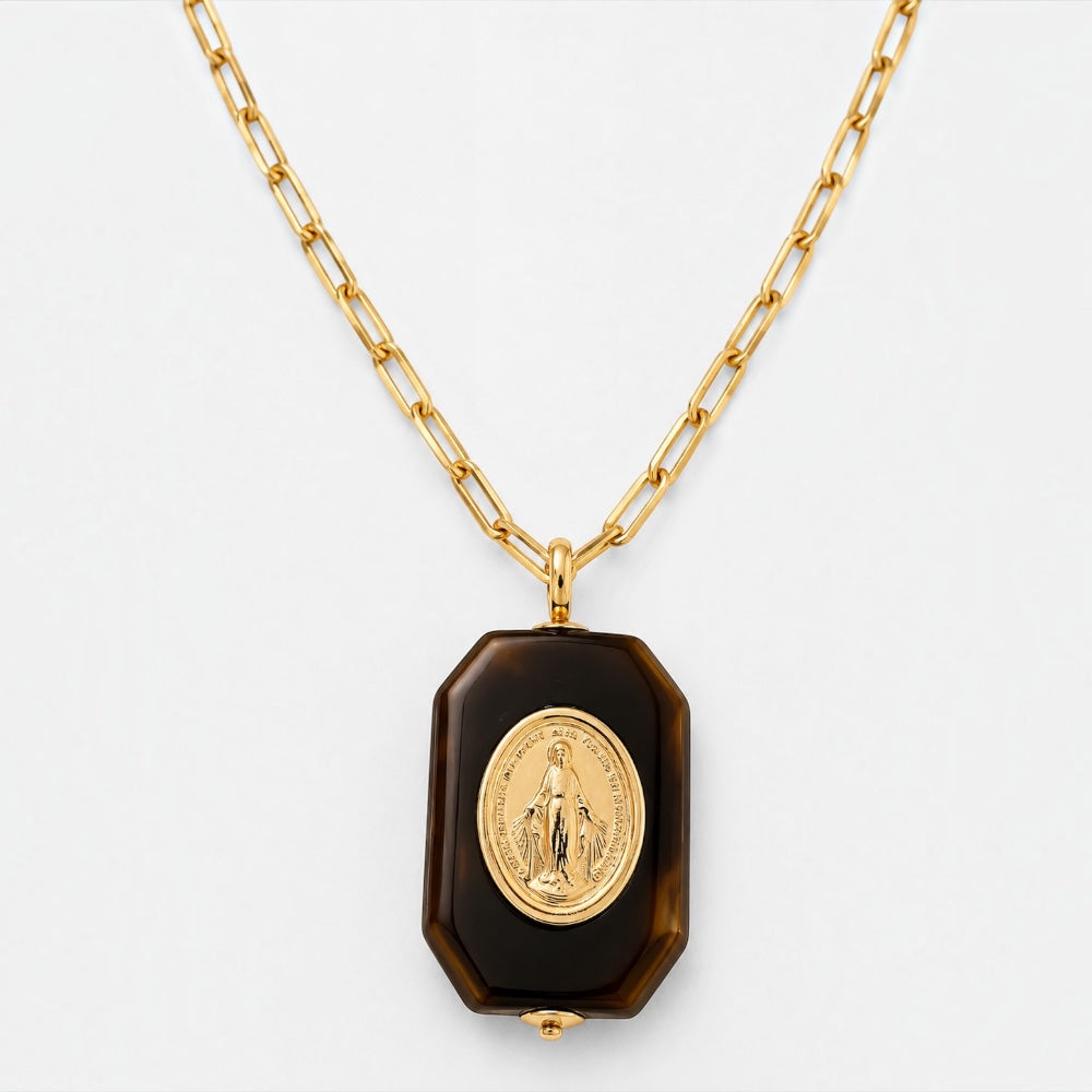 Virgin Mary Pendant Necklace