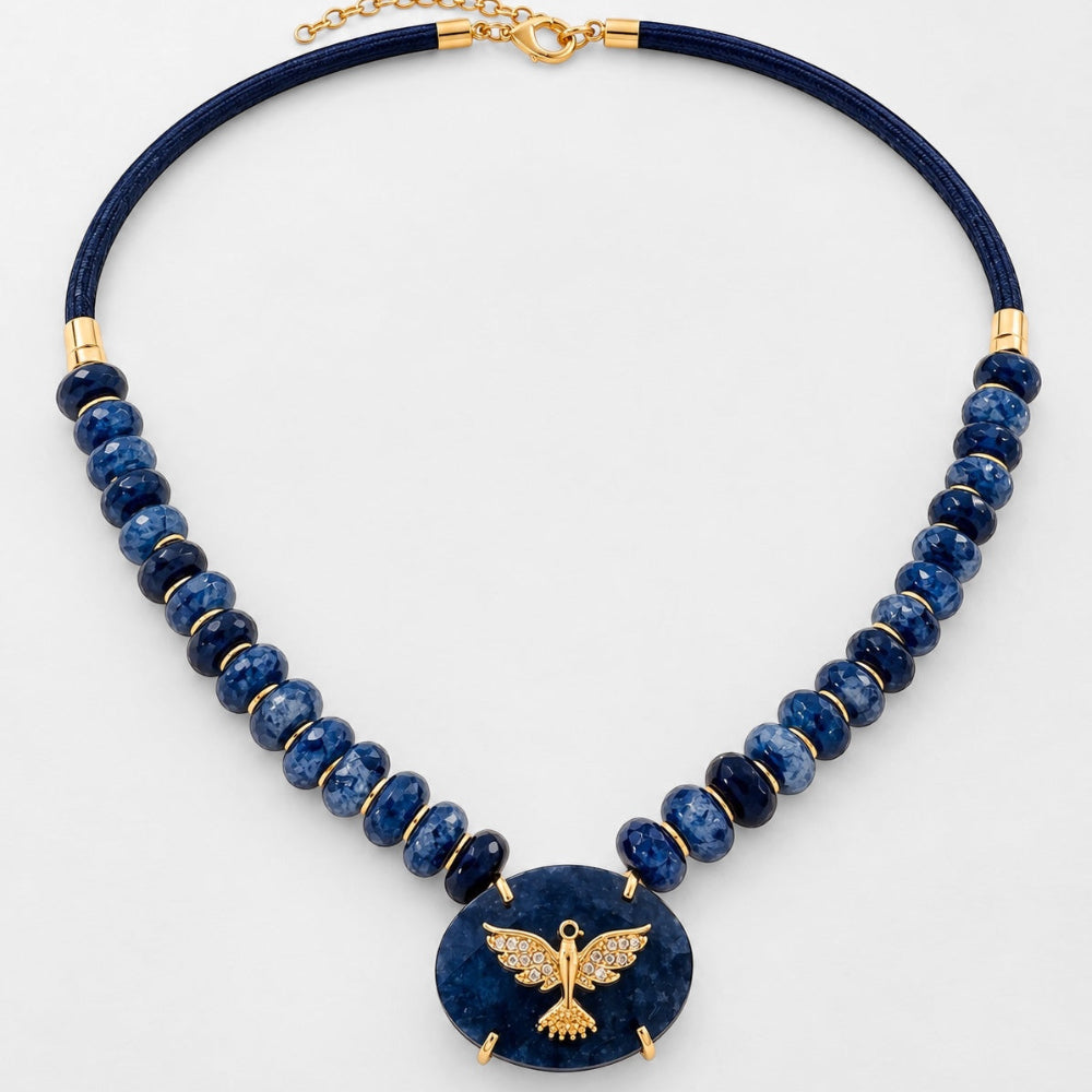 Blue Stone Necklace