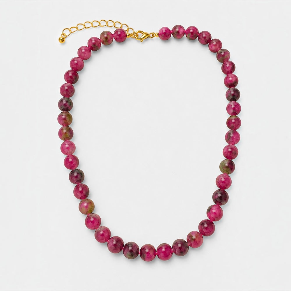 Watermelon Tourmaline Necklace