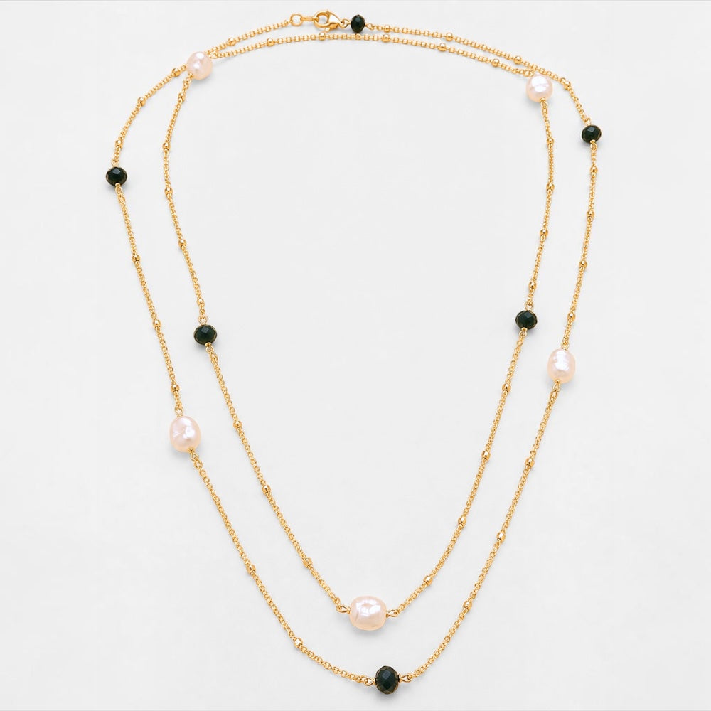 Jade & Freshwater Pearl Necklace