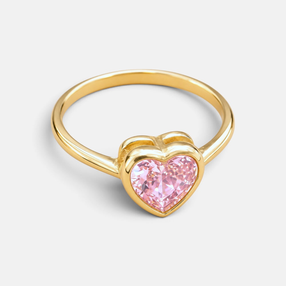 Pink Heart Ring