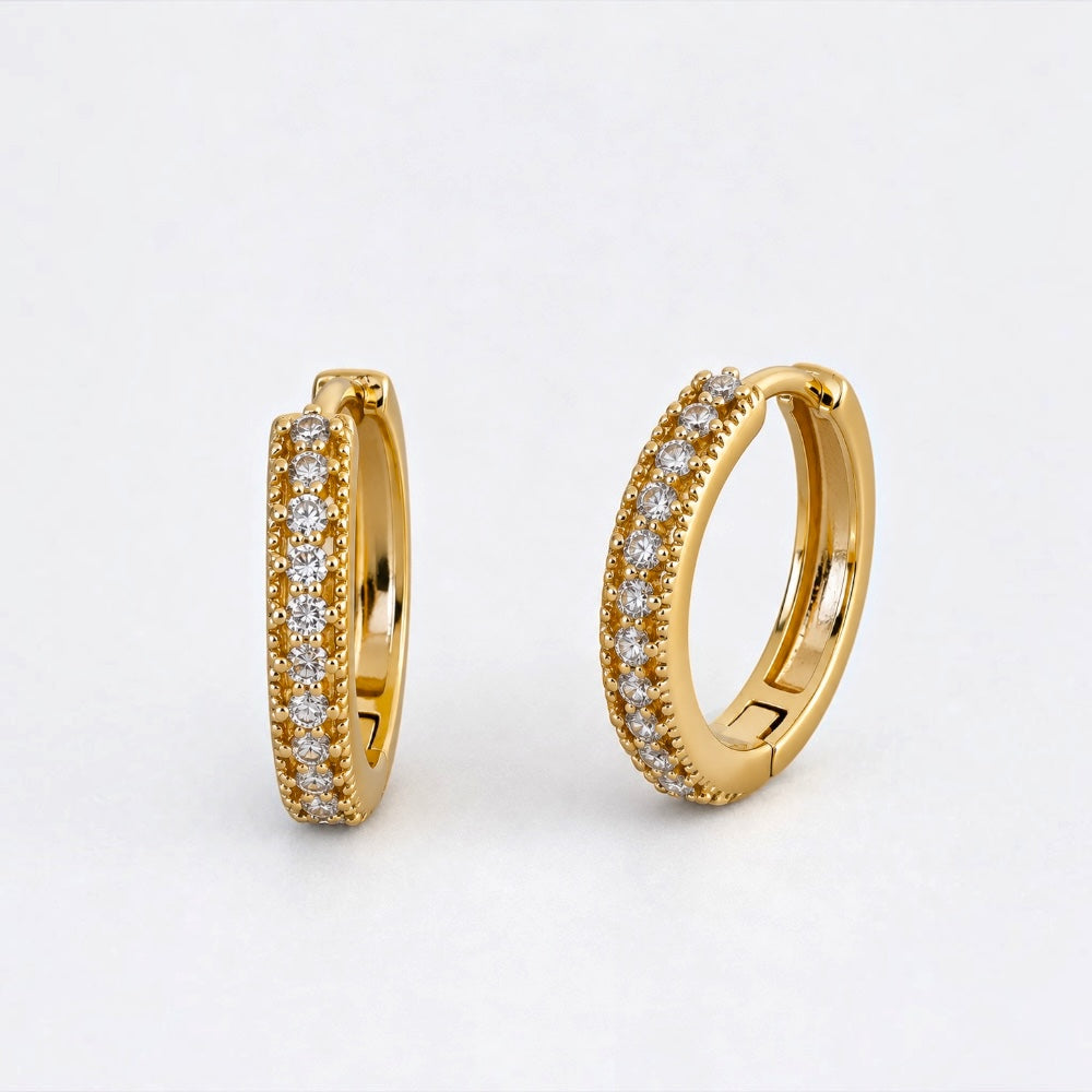 Large Gold Hoop Earrings