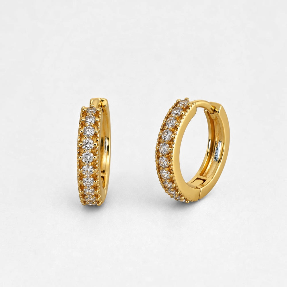 Medium Gold Hoop Earrings
