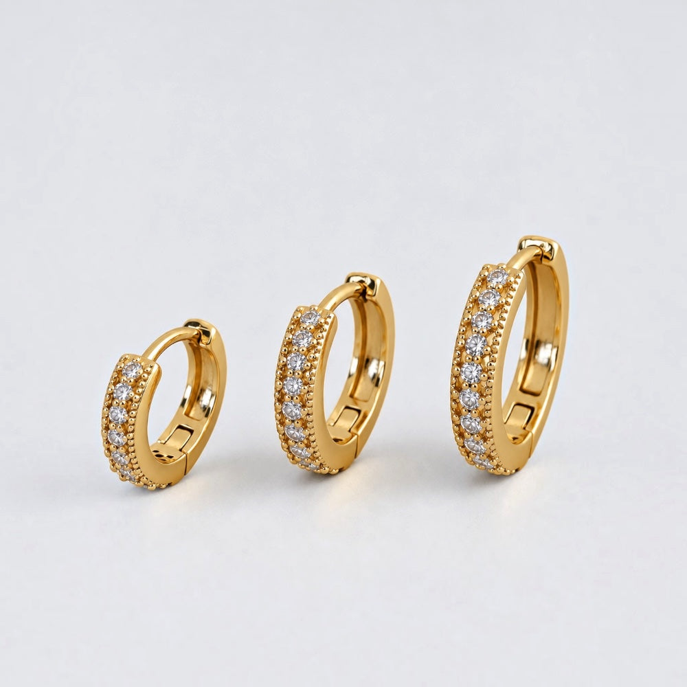Large Gold Hoop Earrings