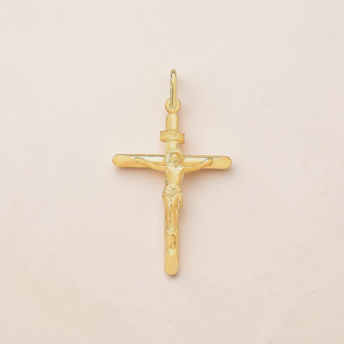 Plain Jesus Christ Cross Pendant Necklace