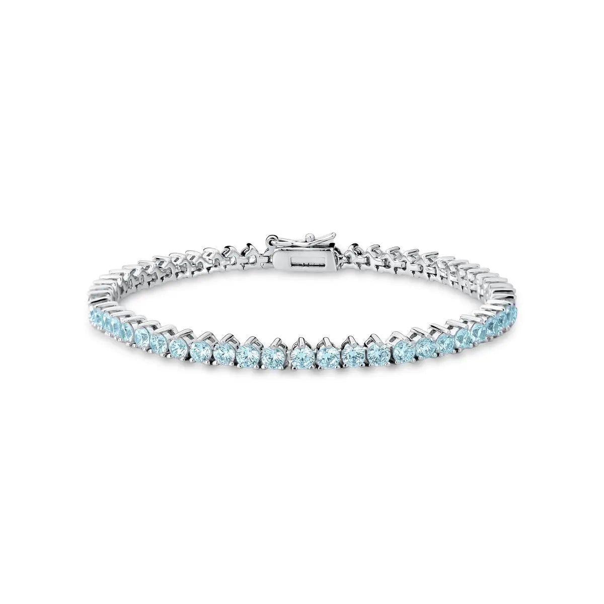 Blue Tennis Bracelet