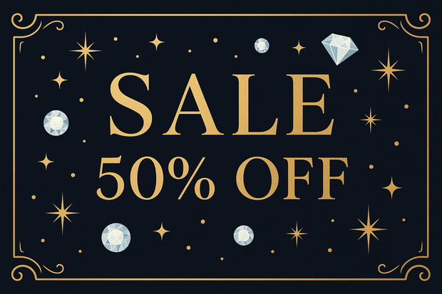 Banner promocional SALE 50% OFF