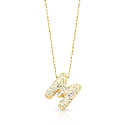 Initial pendant necklace