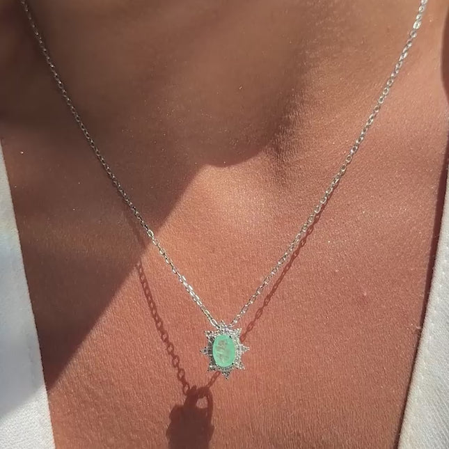 Zircônia tourmaline set